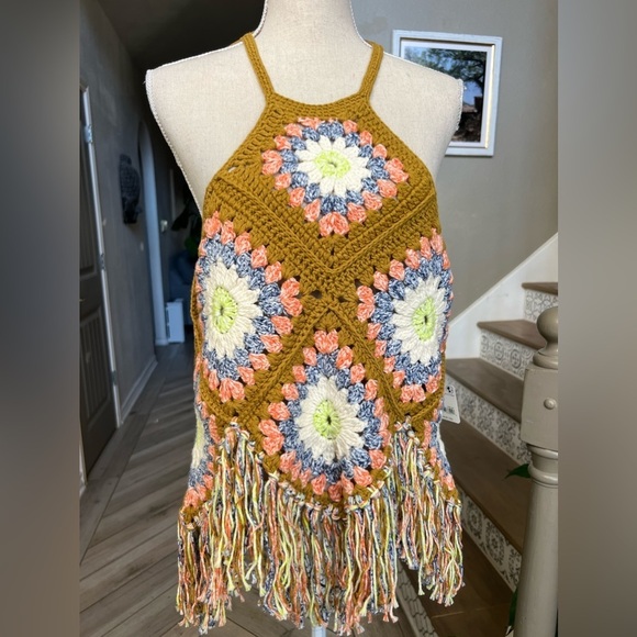 Free people Summer Of Love Cotton Crochet
Halter Top (oversized) - Picture 7 of 10